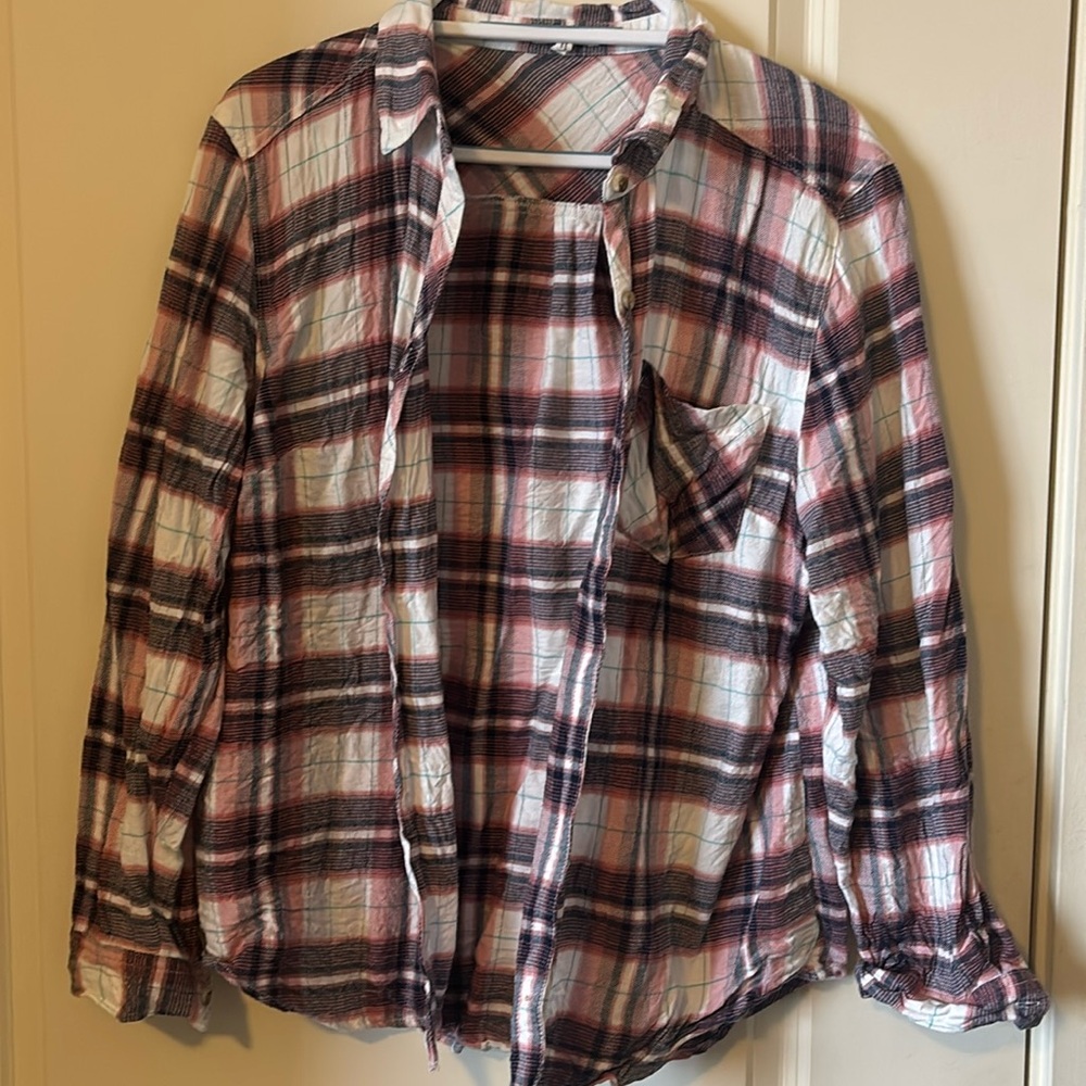 Maurices flannel button up